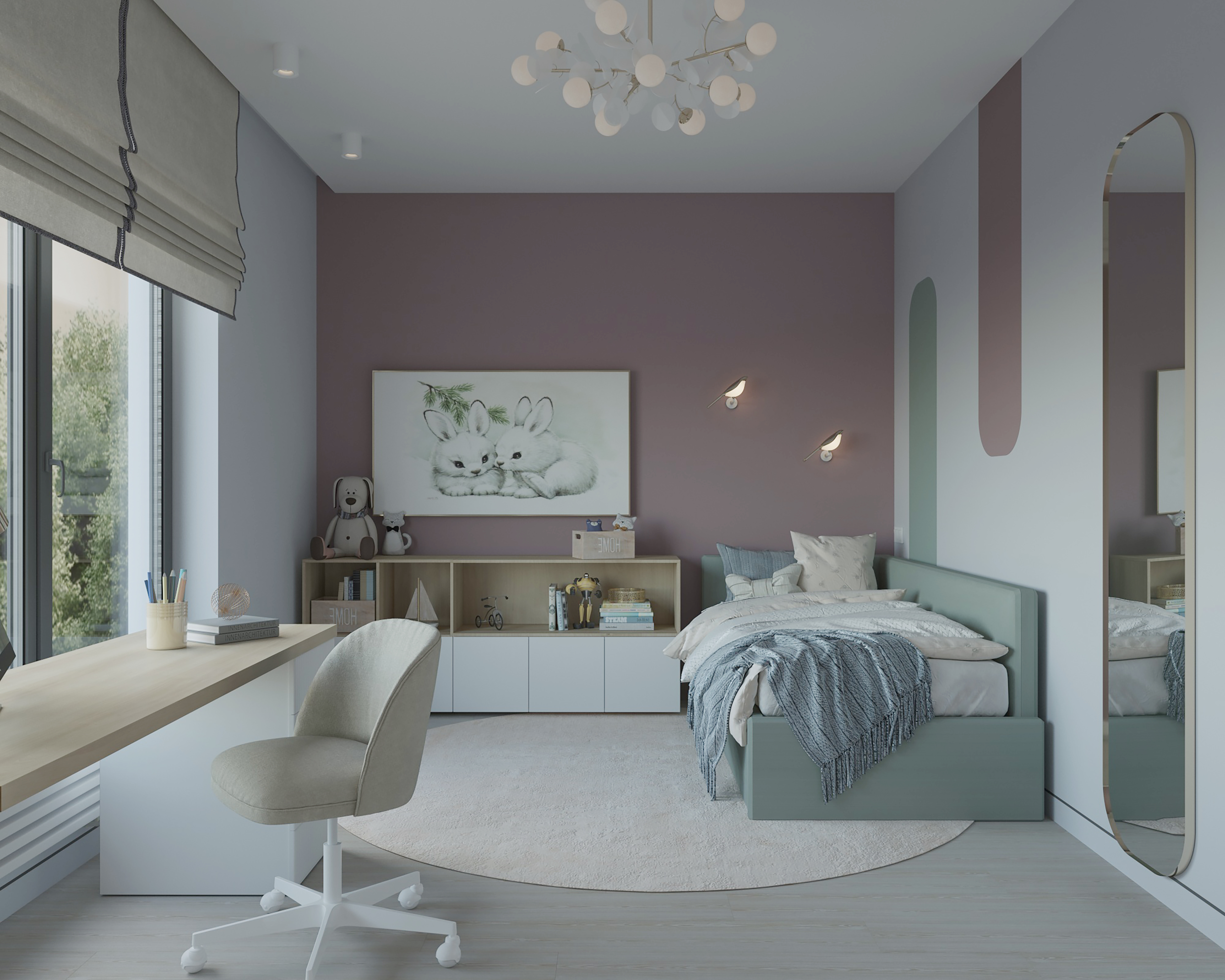 Детская комната в частном доме, Ленинградская область